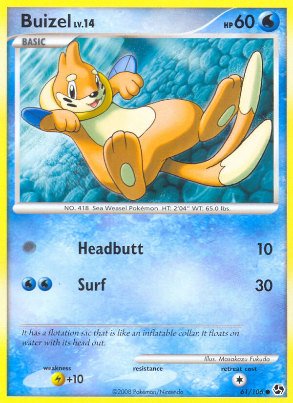 Buizel (61/106) [Diamond & Pearl: Great Encounters] | Deep Dive Games St. Marys