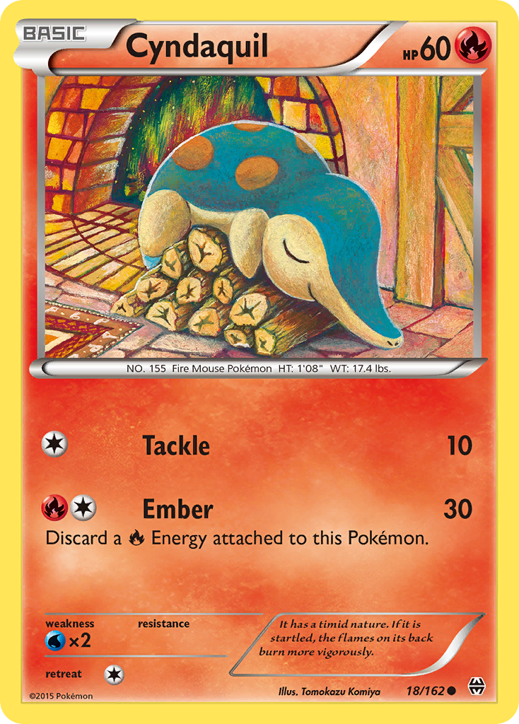 Cyndaquil (18/162) [XY: BREAKthrough] | Deep Dive Games St. Marys