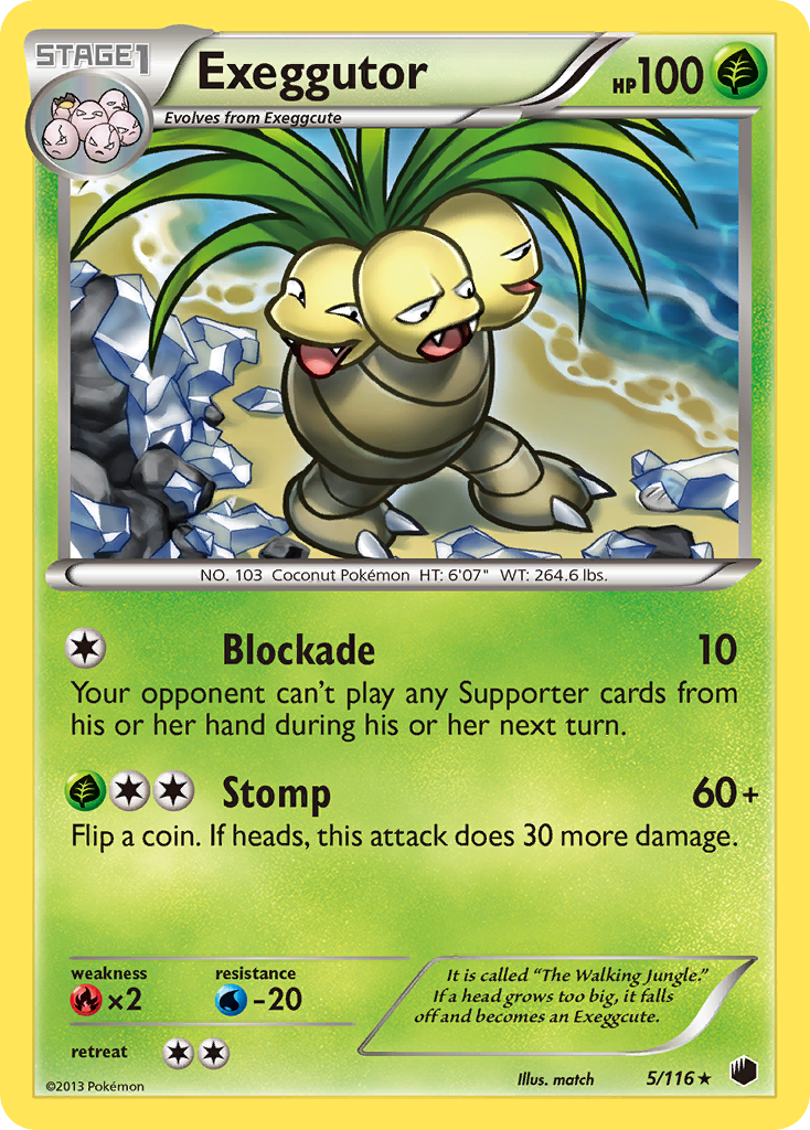 Exeggutor (5/116) [Black & White: Plasma Freeze] | Deep Dive Games St. Marys