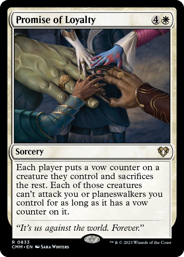 Promise of Loyalty [Commander Masters] | Deep Dive Games St. Marys