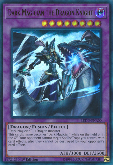 Dark Magician the Dragon Knight [LEDD-ENA00] Ultra Rare | Deep Dive Games St. Marys