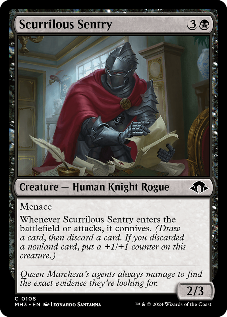 Scurrilous Sentry [Modern Horizons 3] | Deep Dive Games St. Marys