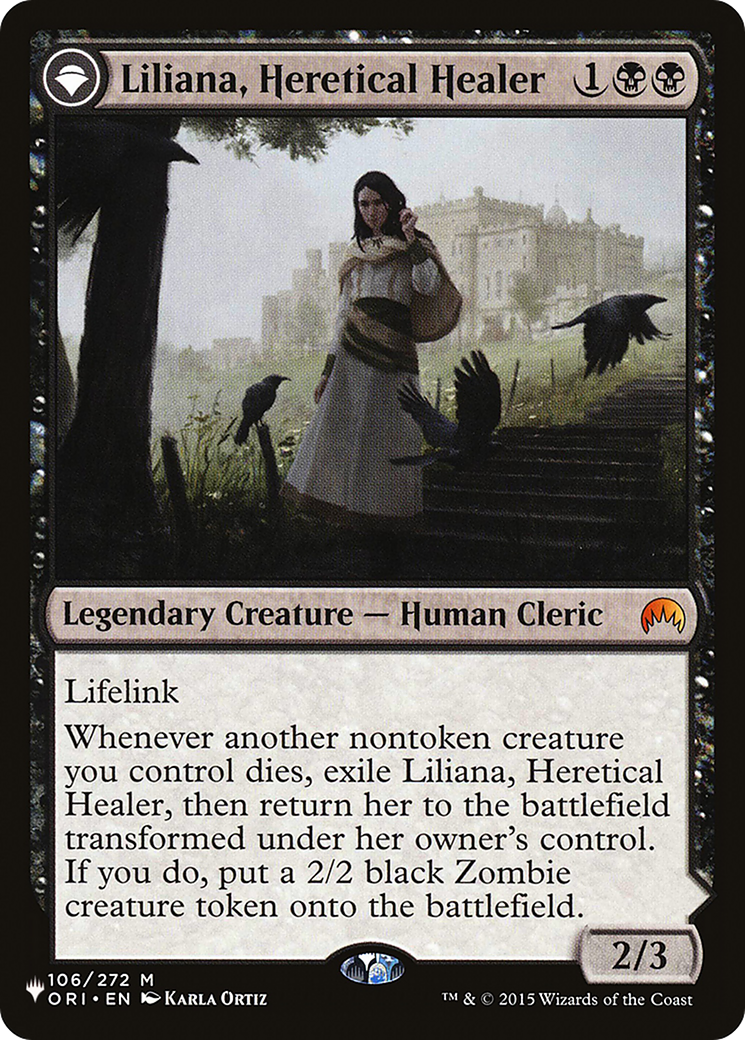 Liliana, Heretical Healer // Liliana, Defiant Necromancer [Secret Lair: From Cute to Brute] | Deep Dive Games St. Marys