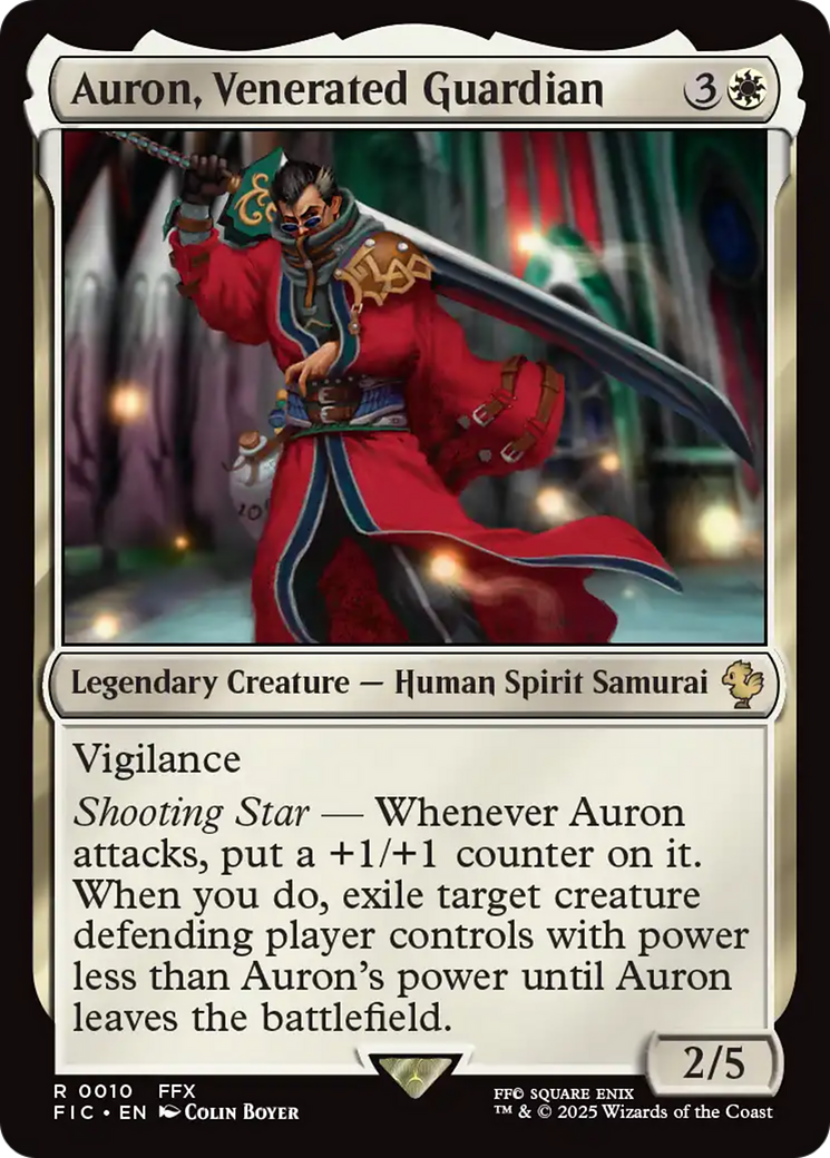 Auron, Venerated Guardian [FINAL FANTASY Commander] | Deep Dive Games St. Marys