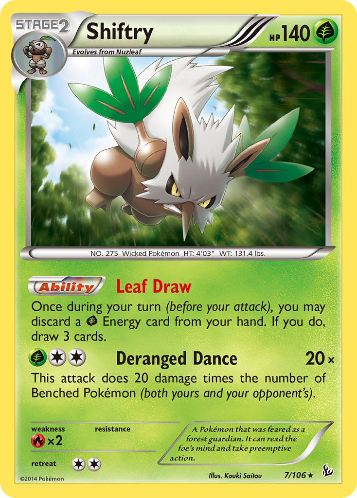 Shiftry (7/106) [XY: Flashfire] | Deep Dive Games St. Marys