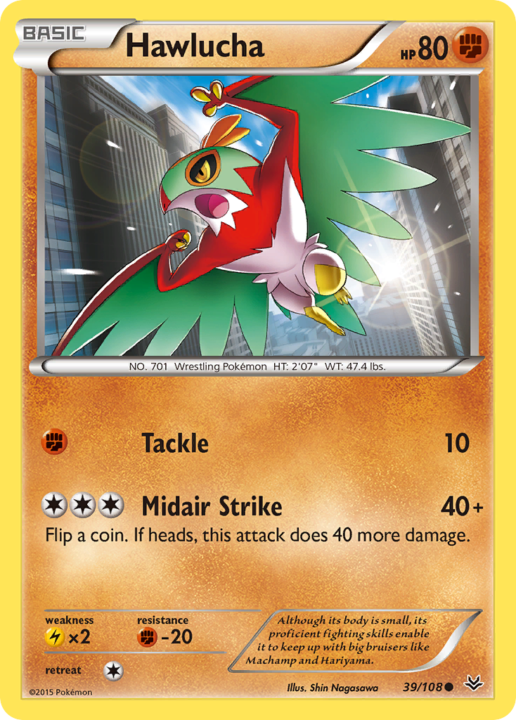 Hawlucha (39/108) [XY: Roaring Skies] | Deep Dive Games St. Marys