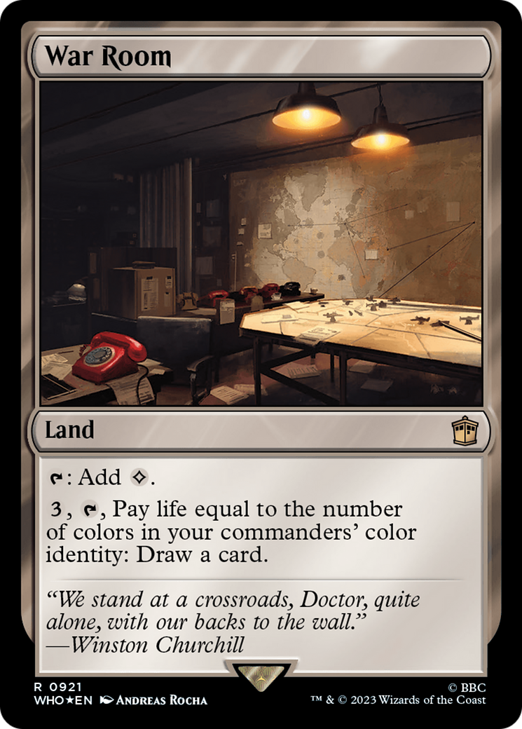 War Room (Surge Foil) [Doctor Who] | Deep Dive Games St. Marys