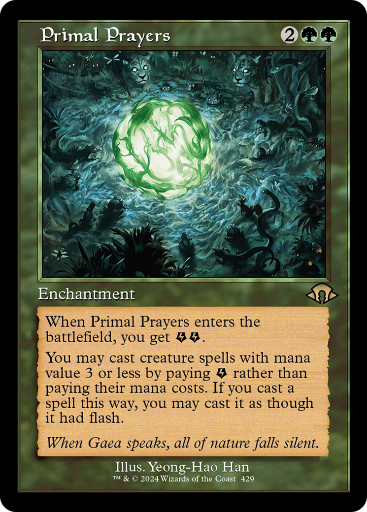 Primal Prayers (Retro) [Modern Horizons 3] | Deep Dive Games St. Marys