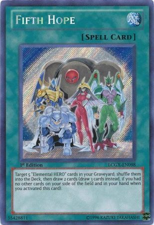 Fifth Hope [LCGX-EN098] Secret Rare | Deep Dive Games St. Marys