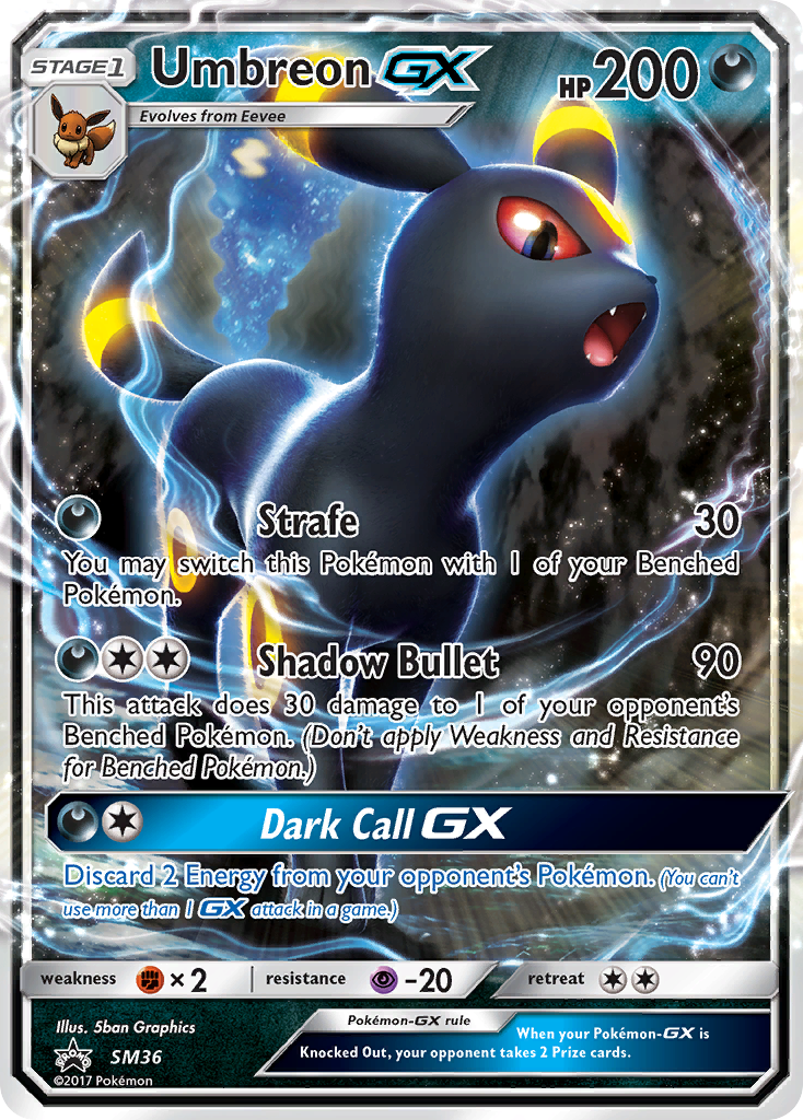 Umbreon GX (SM36) [Sun & Moon: Black Star Promos] | Deep Dive Games St. Marys