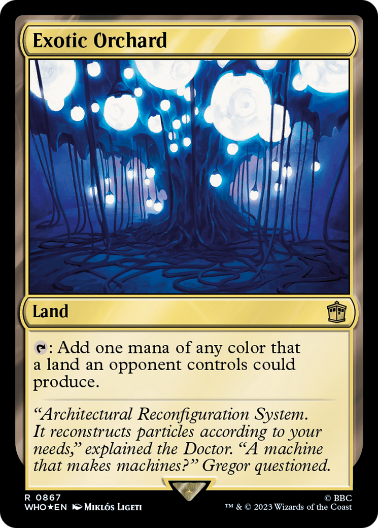 Exotic Orchard (Surge Foil) [Doctor Who] | Deep Dive Games St. Marys