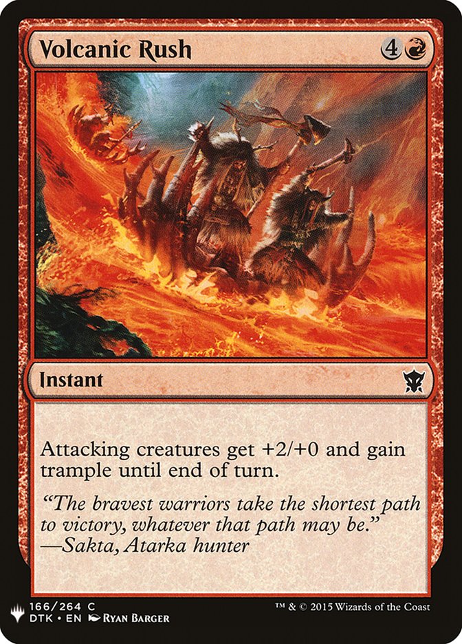 Volcanic Rush [Mystery Booster] | Deep Dive Games St. Marys