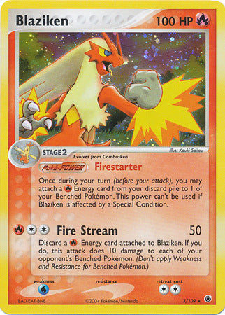 Blaziken (3/109) (Cosmos Holo) [EX: Battle Stadium] | Deep Dive Games St. Marys