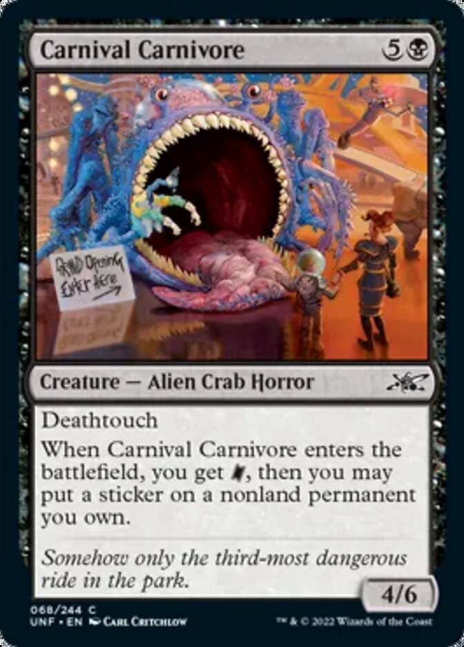 Carnival Carnivore [Unfinity] | Deep Dive Games St. Marys