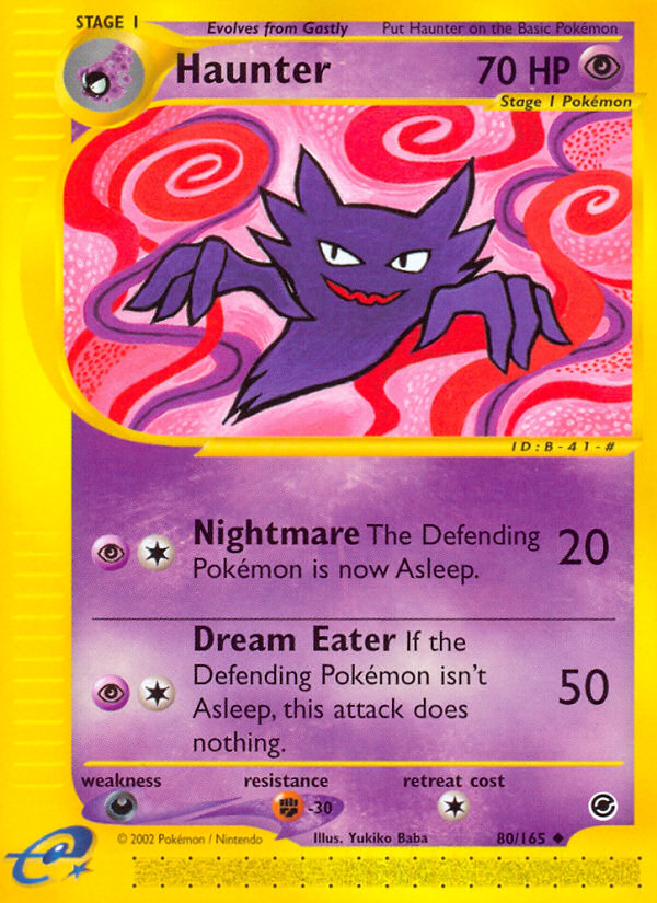 Haunter (80/165) [Expedition: Base Set] | Deep Dive Games St. Marys