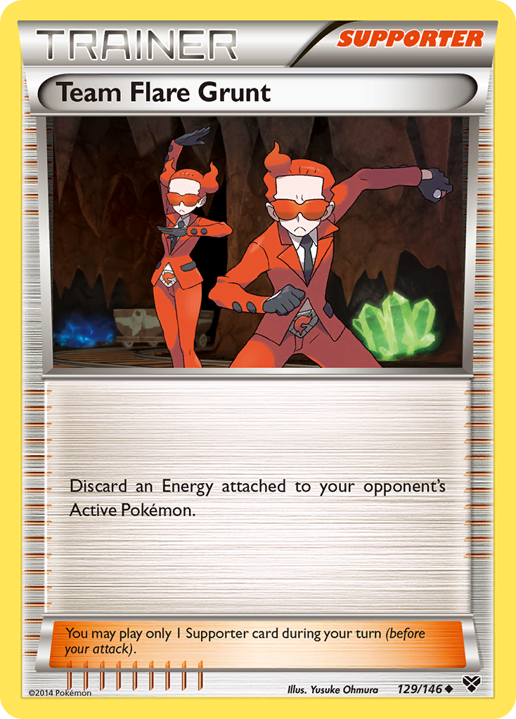 Team Flare Grunt (129/146) [XY: Base Set] | Deep Dive Games St. Marys