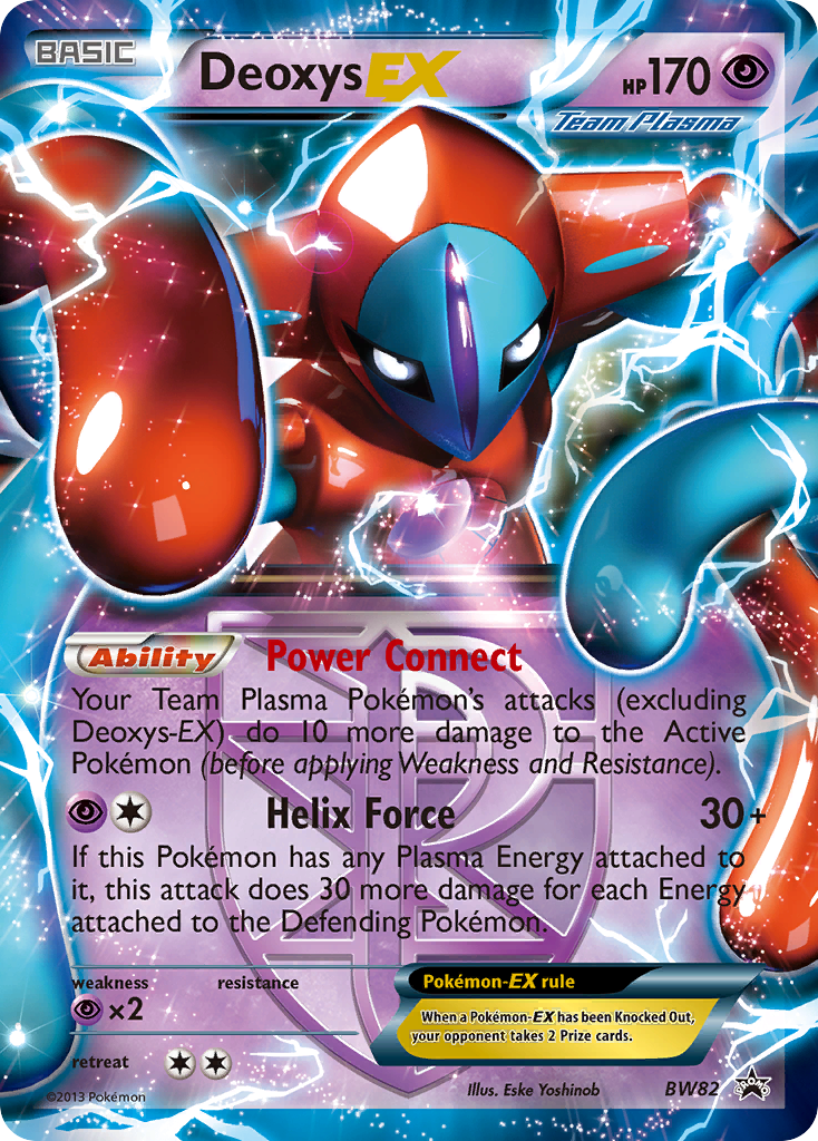 Deoxys EX (BW82) [Black & White: Black Star Promos] | Deep Dive Games St. Marys