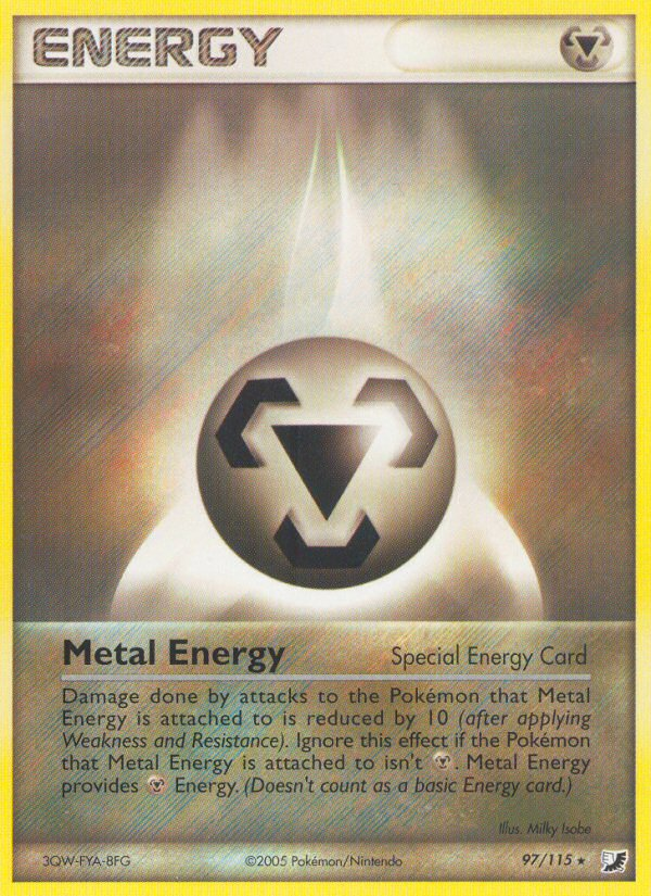 Metal Energy (97/115) [EX: Unseen Forces] | Deep Dive Games St. Marys