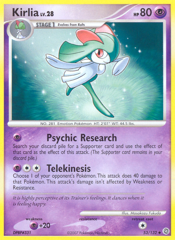 Kirlia (53/132) [Diamond & Pearl: Secret Wonders] | Deep Dive Games St. Marys