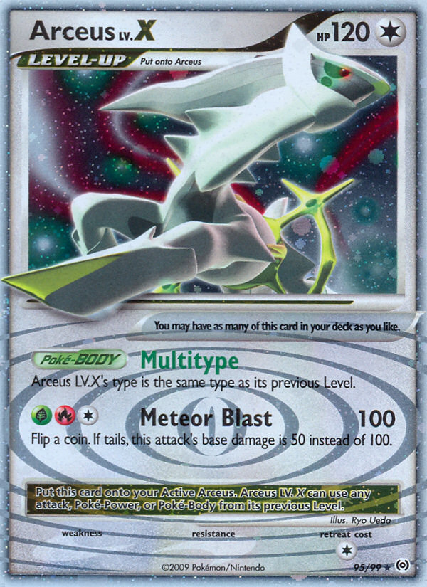 Arceus LV.X (95/99) [Platinum: Arceus] | Deep Dive Games St. Marys