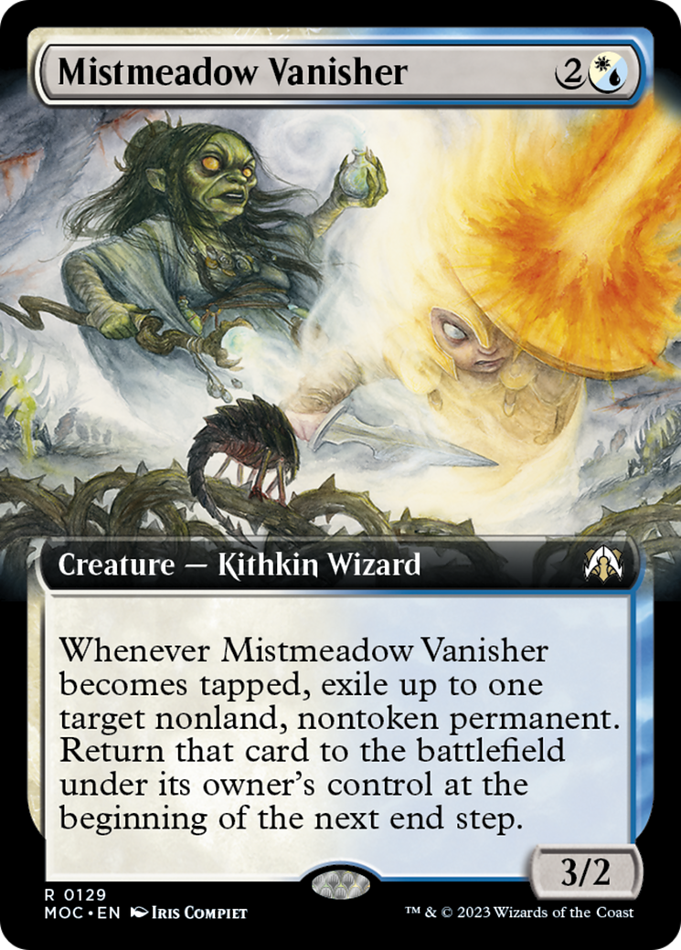 Mistmeadow Vanisher (Extended Art) [March of the Machine Commander] | Deep Dive Games St. Marys