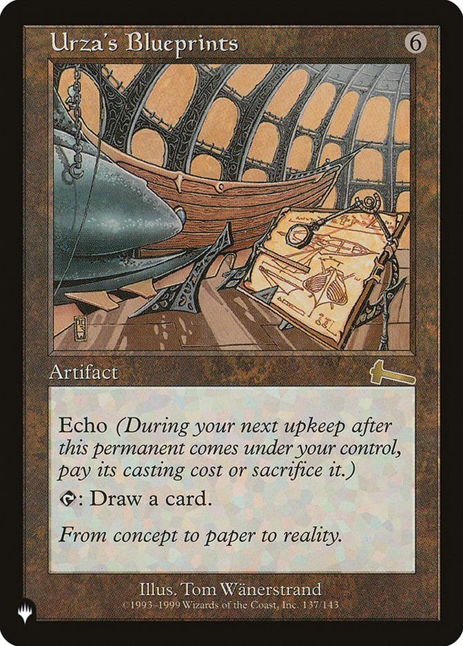 Urza's Blueprints [The List] | Deep Dive Games St. Marys