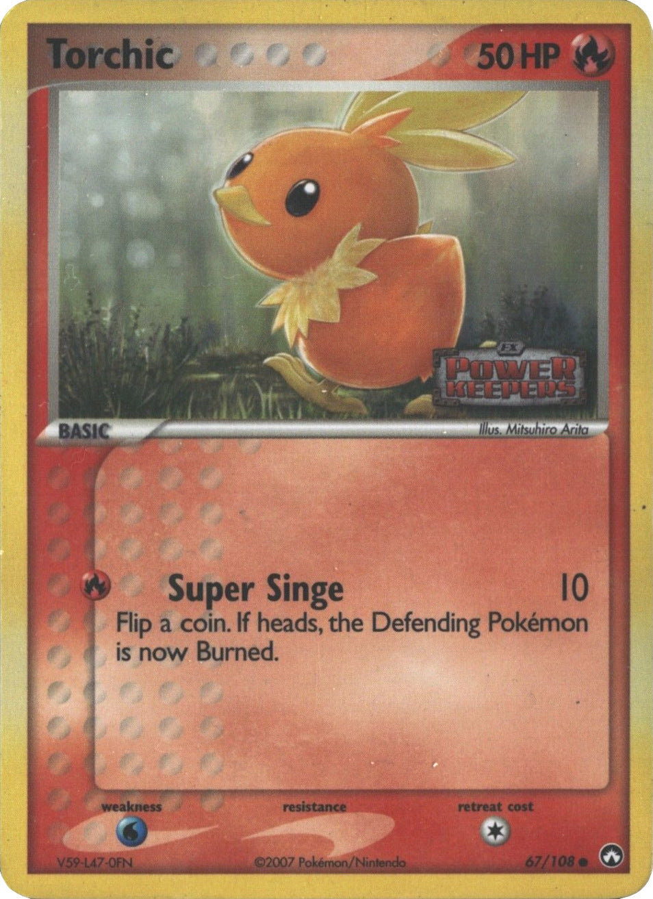 Torchic (67/108) (Stamped) [EX: Power Keepers] | Deep Dive Games St. Marys