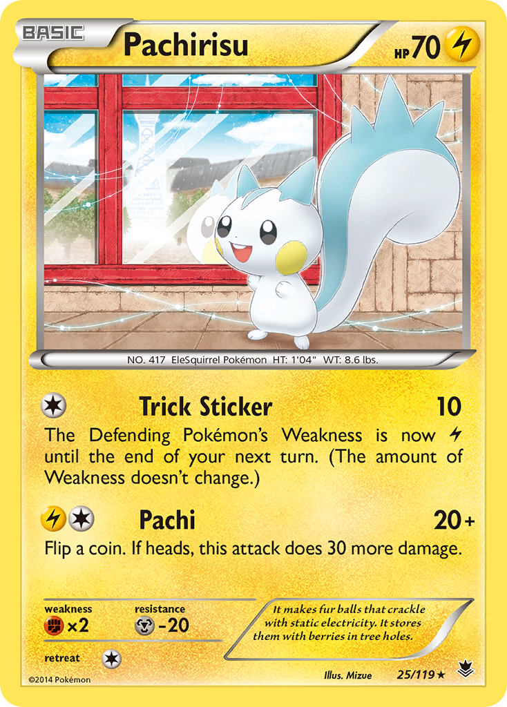 Pachirisu (25/119) [XY: Phantom Forces] | Deep Dive Games St. Marys