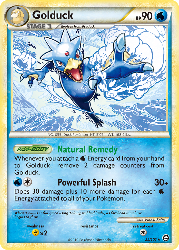 Golduck (22/102) [HeartGold & SoulSilver: Triumphant] | Deep Dive Games St. Marys