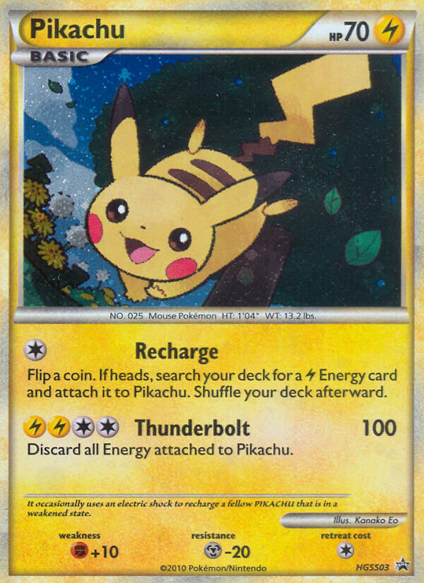 Pikachu (HGSS03) [HeartGold & SoulSilver: Black Star Promos] | Deep Dive Games St. Marys