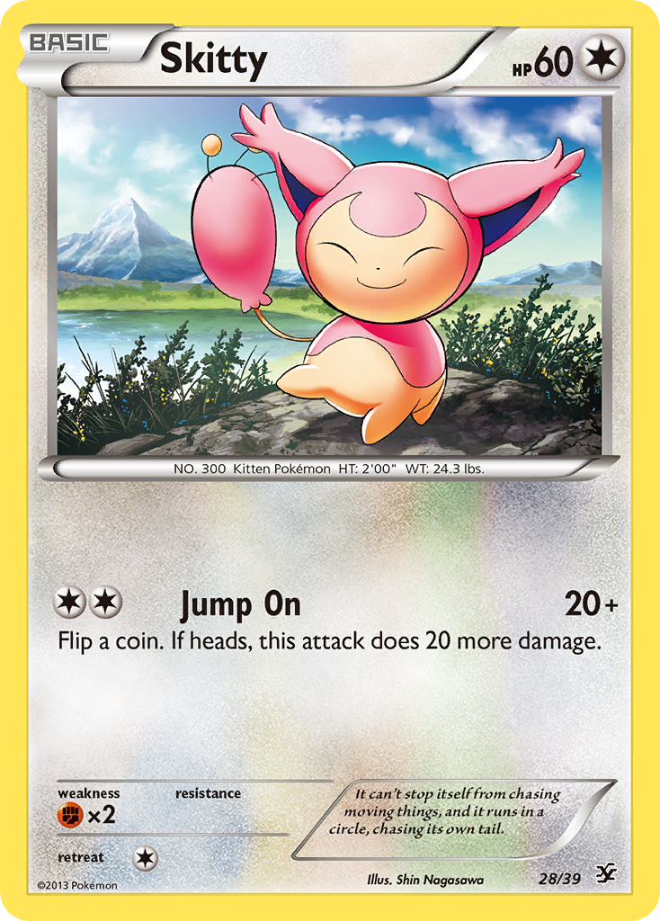 Skitty (28/39) [XY: Kalos Starter Set] | Deep Dive Games St. Marys