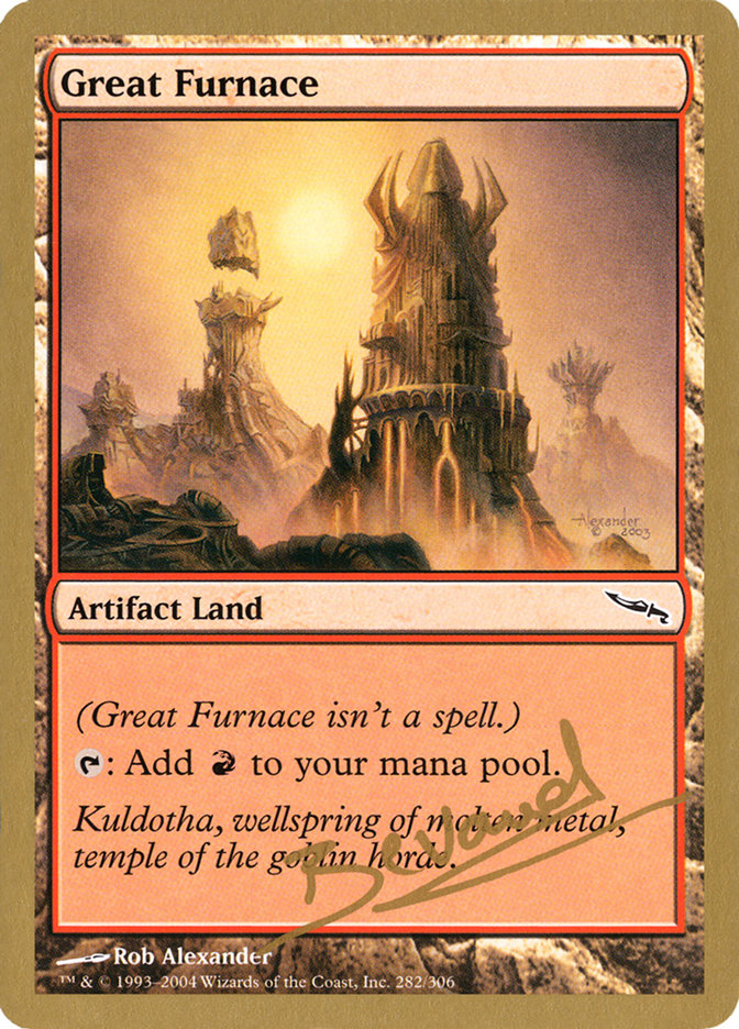 Great Furnace (Manuel Bevand) [World Championship Decks 2004] | Deep Dive Games St. Marys