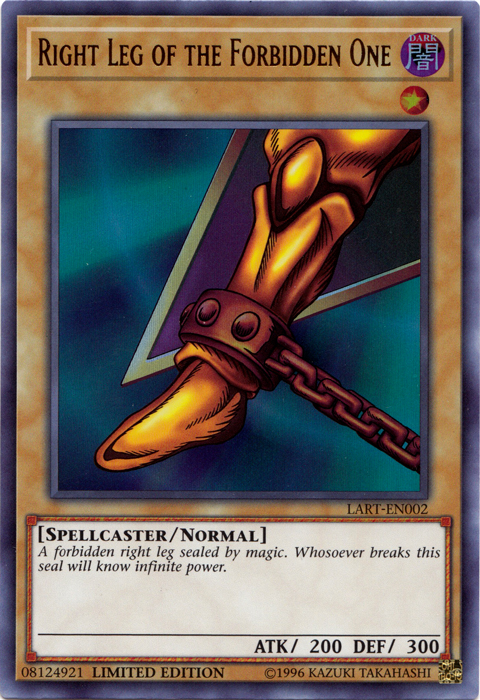 Right Leg of the Forbidden One [LART-EN002] Ultra Rare | Deep Dive Games St. Marys