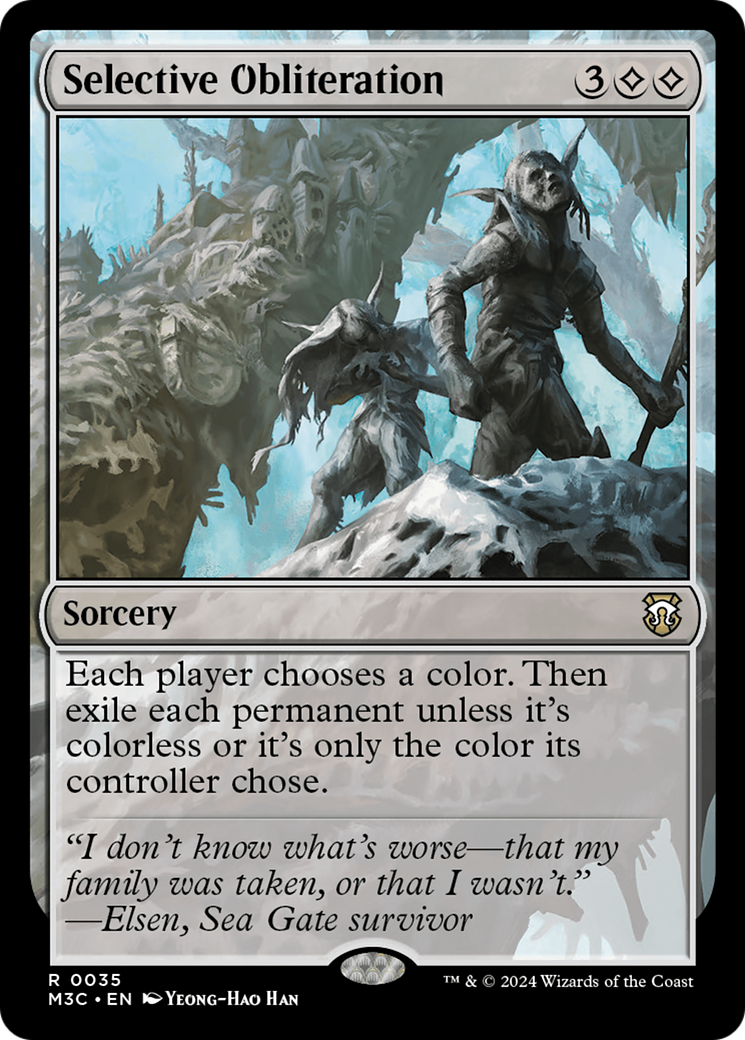 Selective Obliteration (Ripple Foil) [Modern Horizons 3 Commander] | Deep Dive Games St. Marys