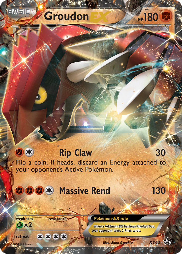 Groudon EX (XY42) [XY: Black Star Promos] | Deep Dive Games St. Marys