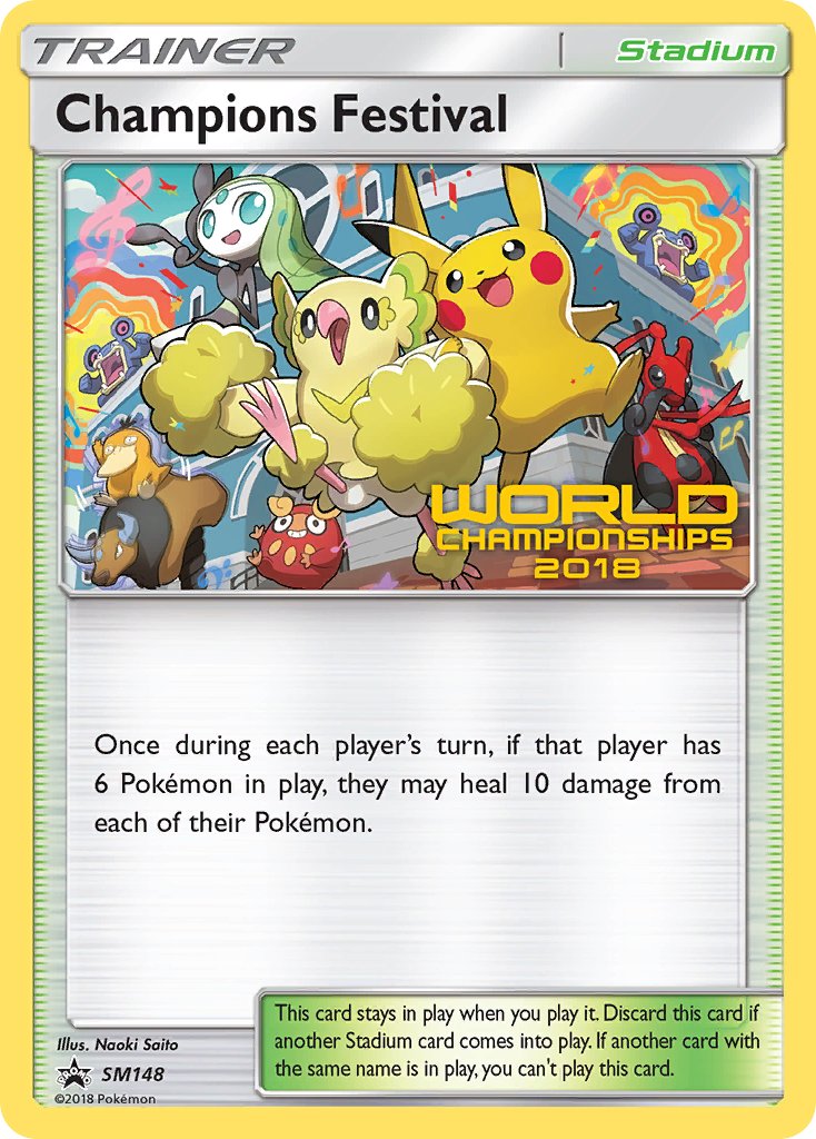 Champions Festival (SM148) (2018 Top Semi Finalist) [Sun & Moon: Black Star Promos] | Deep Dive Games St. Marys