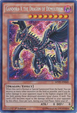 Gandora-X the Dragon of Demolition [MVP1-ENS49] Secret Rare | Deep Dive Games St. Marys