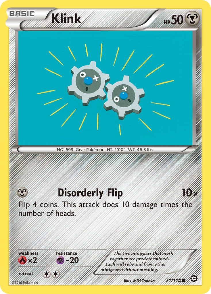 Klink (71/114) [XY: Steam Siege] | Deep Dive Games St. Marys