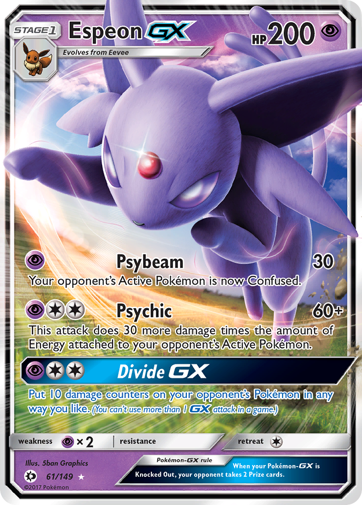 Espeon GX (61/149) [Sun & Moon: Base Set] | Deep Dive Games St. Marys