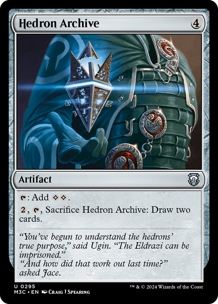 Hedron Archive (Ripple Foil) [Modern Horizons 3 Commander] | Deep Dive Games St. Marys