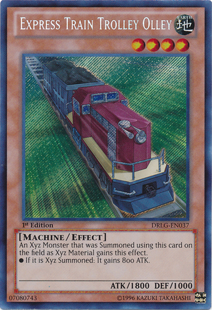 Express Train Trolley Olley [DRLG-EN037] Secret Rare | Deep Dive Games St. Marys