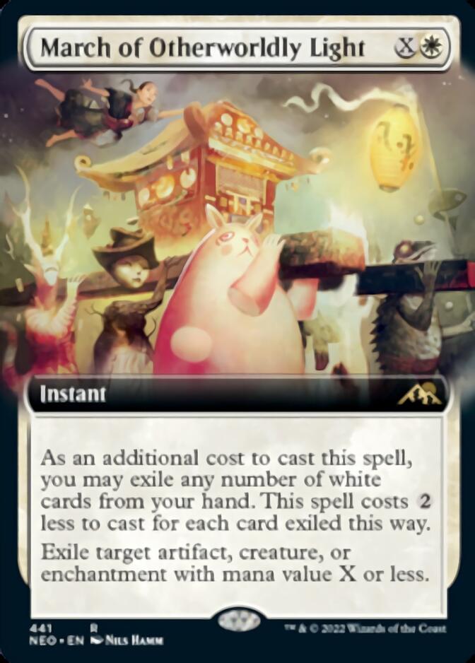 March of Otherworldly Light (Extended Art) [Kamigawa: Neon Dynasty] | Deep Dive Games St. Marys