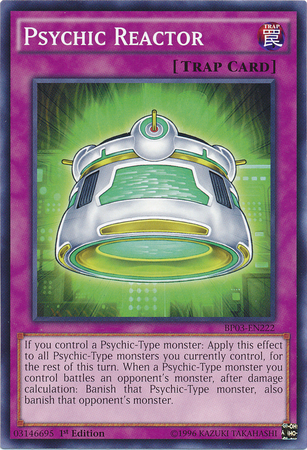 Psychic Reactor [BP03-EN222] Common | Deep Dive Games St. Marys