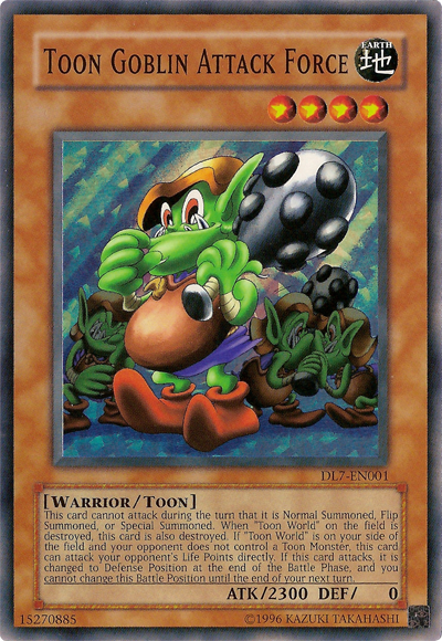 Toon Goblin Attack Force [DL7-EN001] Super Rare | Deep Dive Games St. Marys