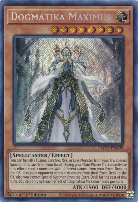 Dogmatika Maximus [ROTD-EN009] Secret Rare | Deep Dive Games St. Marys
