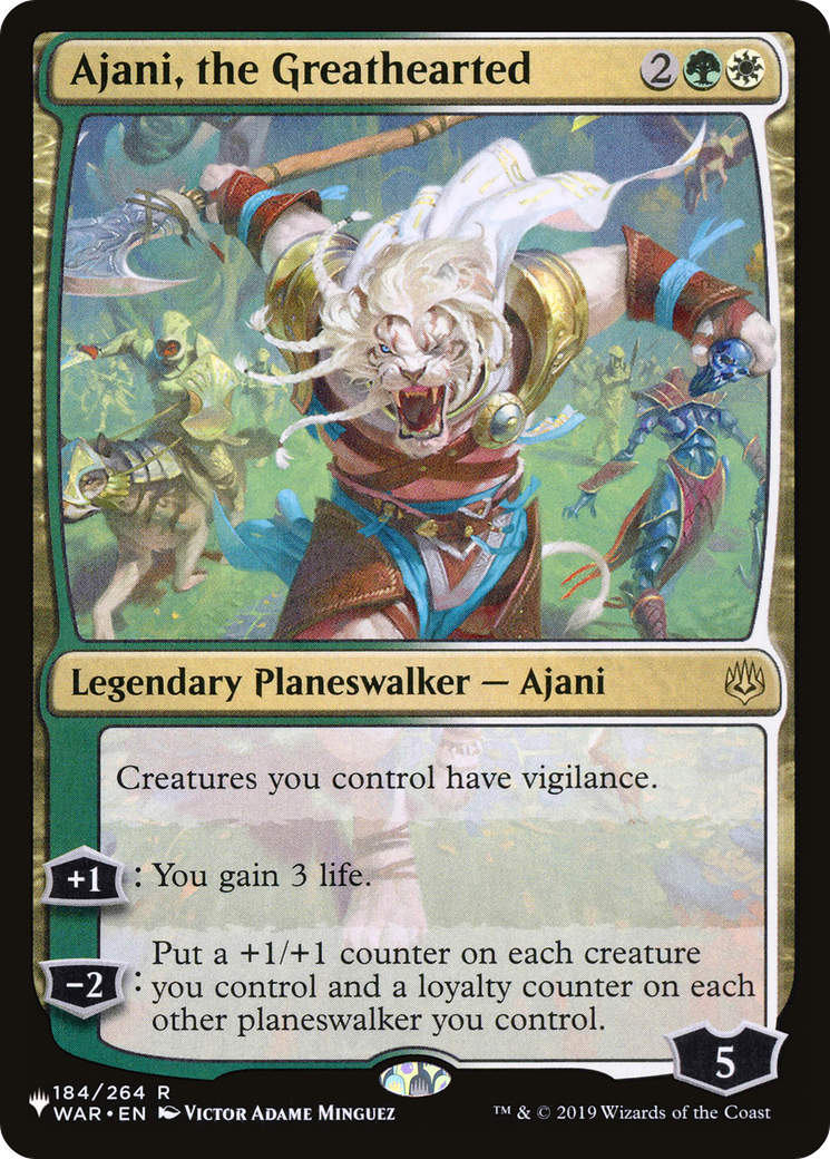 Ajani, the Greathearted [The List] | Deep Dive Games St. Marys