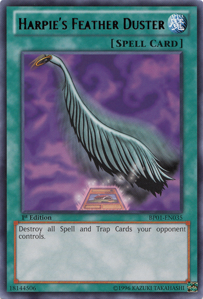 Harpie's Feather Duster [BP01-EN035] Rare | Deep Dive Games St. Marys