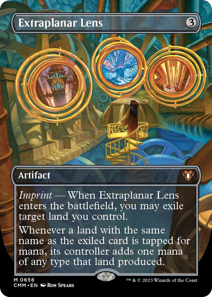 Extraplanar Lens (Borderless Alternate Art) [Commander Masters] | Deep Dive Games St. Marys