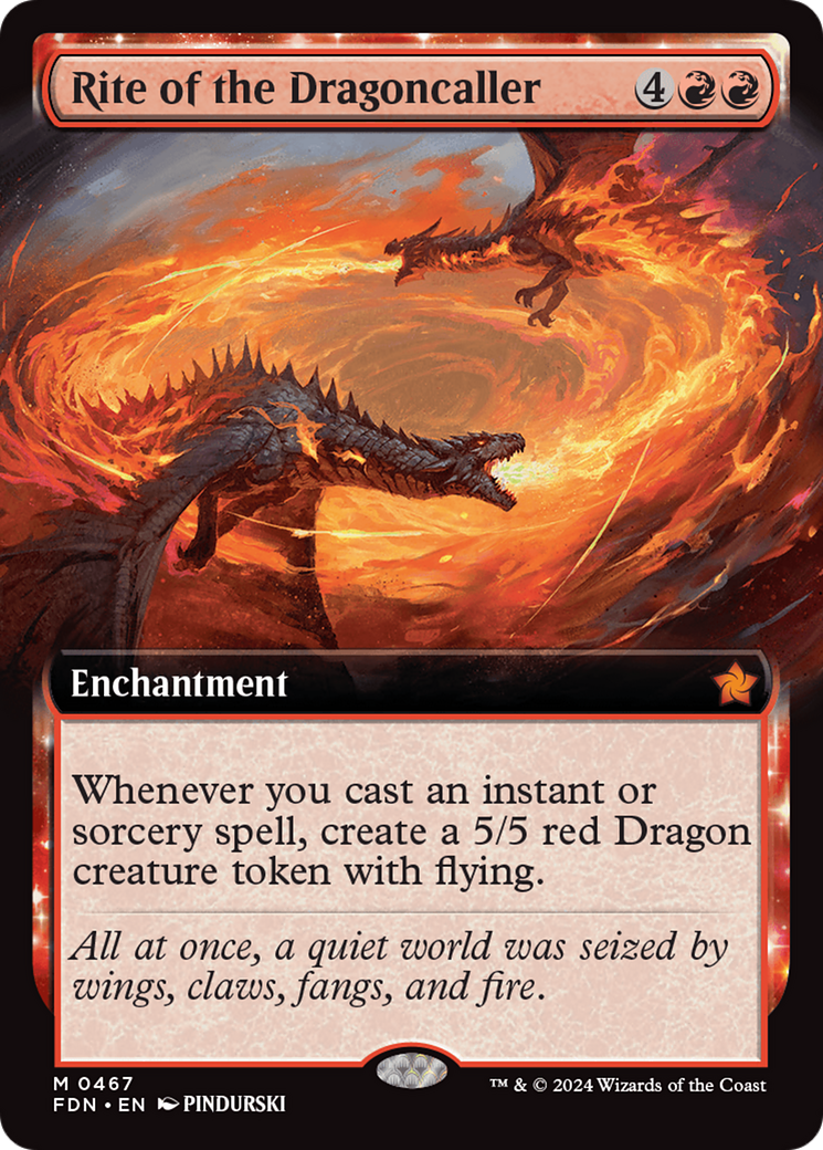 Rite of the Dragoncaller (Extended Art) [Foundations] | Deep Dive Games St. Marys