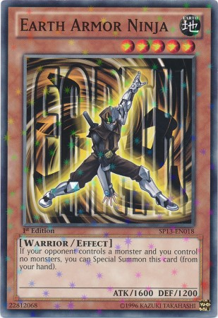 Earth Armor Ninja [SP13-EN018] Starfoil Rare | Deep Dive Games St. Marys